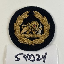Rhodesian Army warrant officer Cap Patch Badge Insignia Lion 54D24