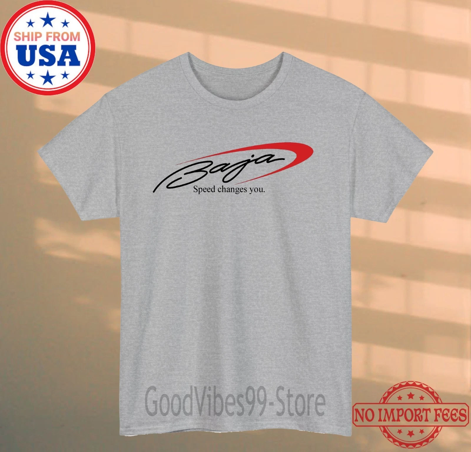 Baja Boats Men's Grey Size S-5XL