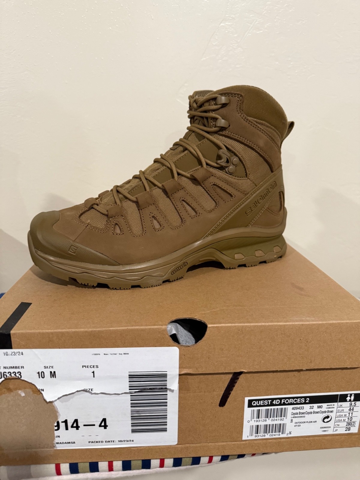 Salomon Quest 4D Forces 2 size 10