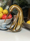 Vintage Murano Swan Heron Figurine Art Glass Sculpture - Hand Signed