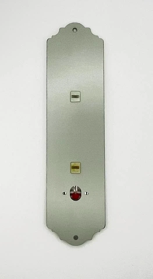 Thermomètre humoristique "Comment je m'habille...?" – Déco métal gris 20 x 5 cm - Photo 2/2