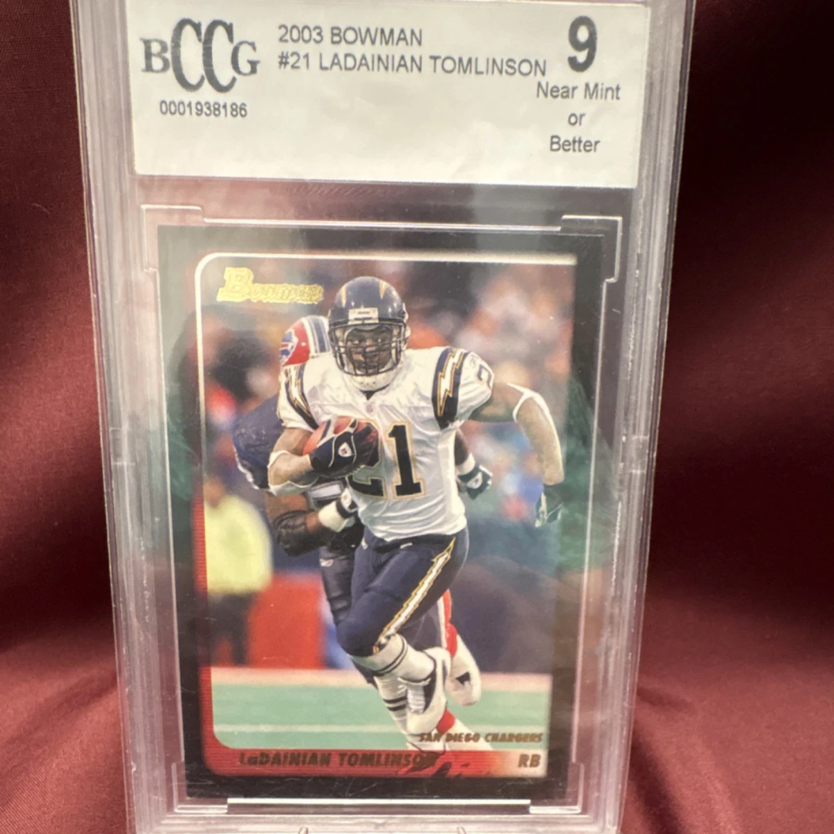 2003 Bowman LaDainian Tomlinson #21 for sale | eBay