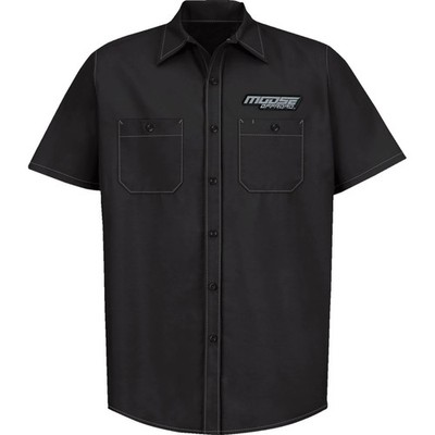 Moose Offroad Shop Shirt - Black - Medium MRS01S8BCHMR