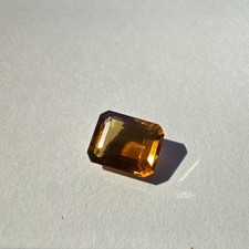Natural Spessartite Garnet 8x6mm Emerald Cut ...