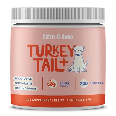 Turkey Tail Mushroom + Probiotics for Dogs   Support for Lumps  Bumps, Gut  I...