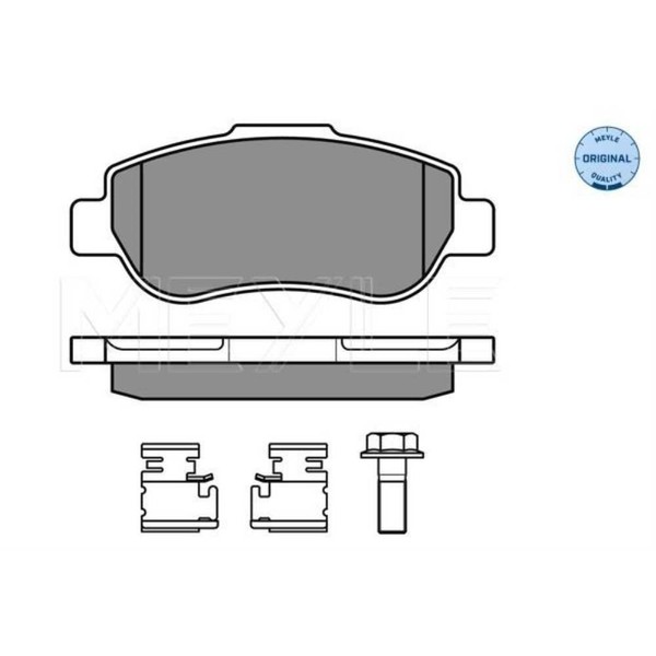 Meyle BremsbeläGe Bremsbelegsatz Vorne FüR Fiat 500 C Ford KA-image