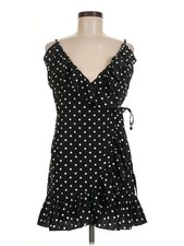 PrettyLittleThing Women Black Cocktail Dress 6
