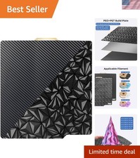 High-Precision 257x257mm Spring Steel PEO PET Build Plate for Bambu X1 Series