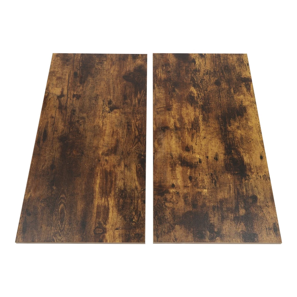 2-Tier Industrial Coffee Table Bar Cart Trolley Rolling Casters Wheels Wine Rack - Image 3 of 4