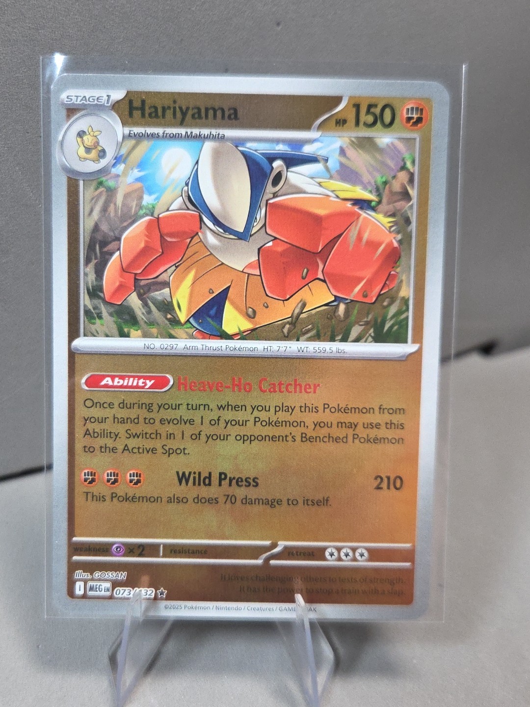 Hariyama 073/132 Me01: Mega Evolution Holo