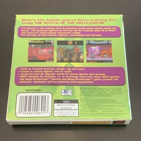 SNK vs. Capcom: The Match of the Millennium (NeoGeo Pocket Color, 1999) CIB