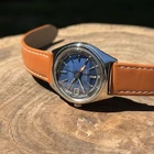 Seiko 5619 Duotime Vintage GMT Automatic Watch Blue Dial Rare!