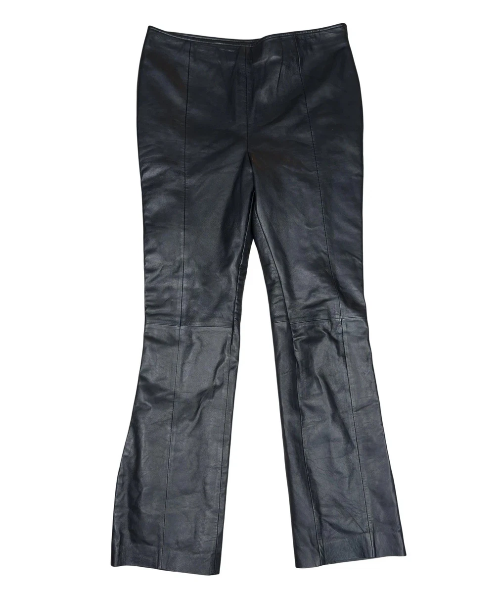 Bootcut Leather Pants for Women for sale - eBay