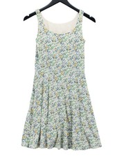 Uniqlo A-Line Midi Dress S in Cream