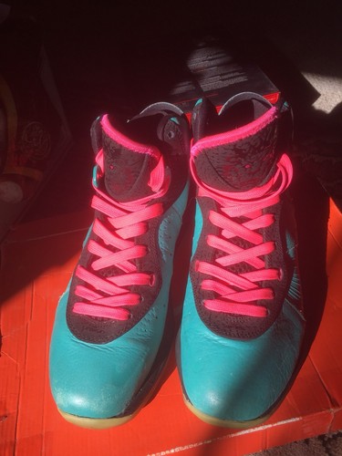 Nike Lebron 8 Pre Heat/South Beach Size 