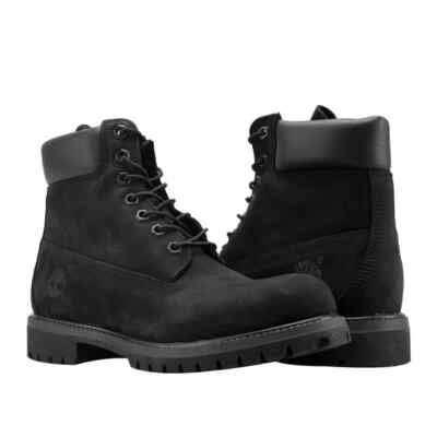 Timberland Men's 6 inch Premium Waterproof Boot, BLACK 10