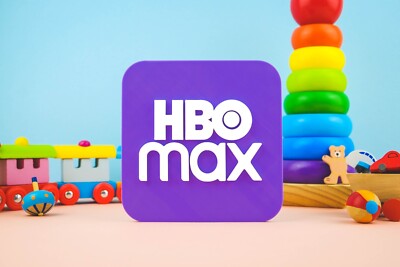 HBO Max App 3D Printed Decor Logo 3D Printing 3D Print Stand Sign