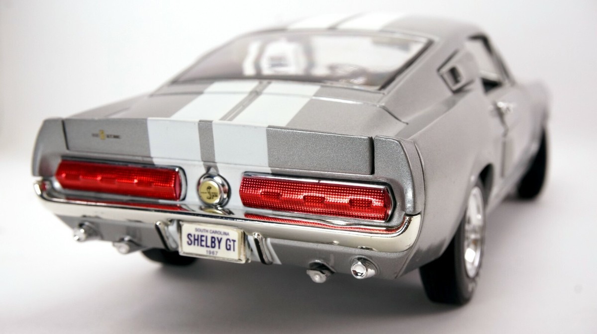 ERTL 1:18 Ford Shelby Mustang GT350 (1967) Silver Grey | eBay