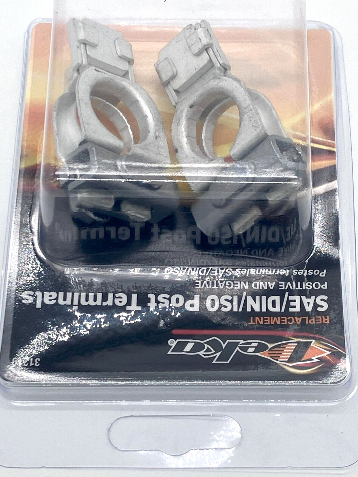 SAE / DIN / ISO Battery Post Replacement Terminals Negative & Positive Non Lead