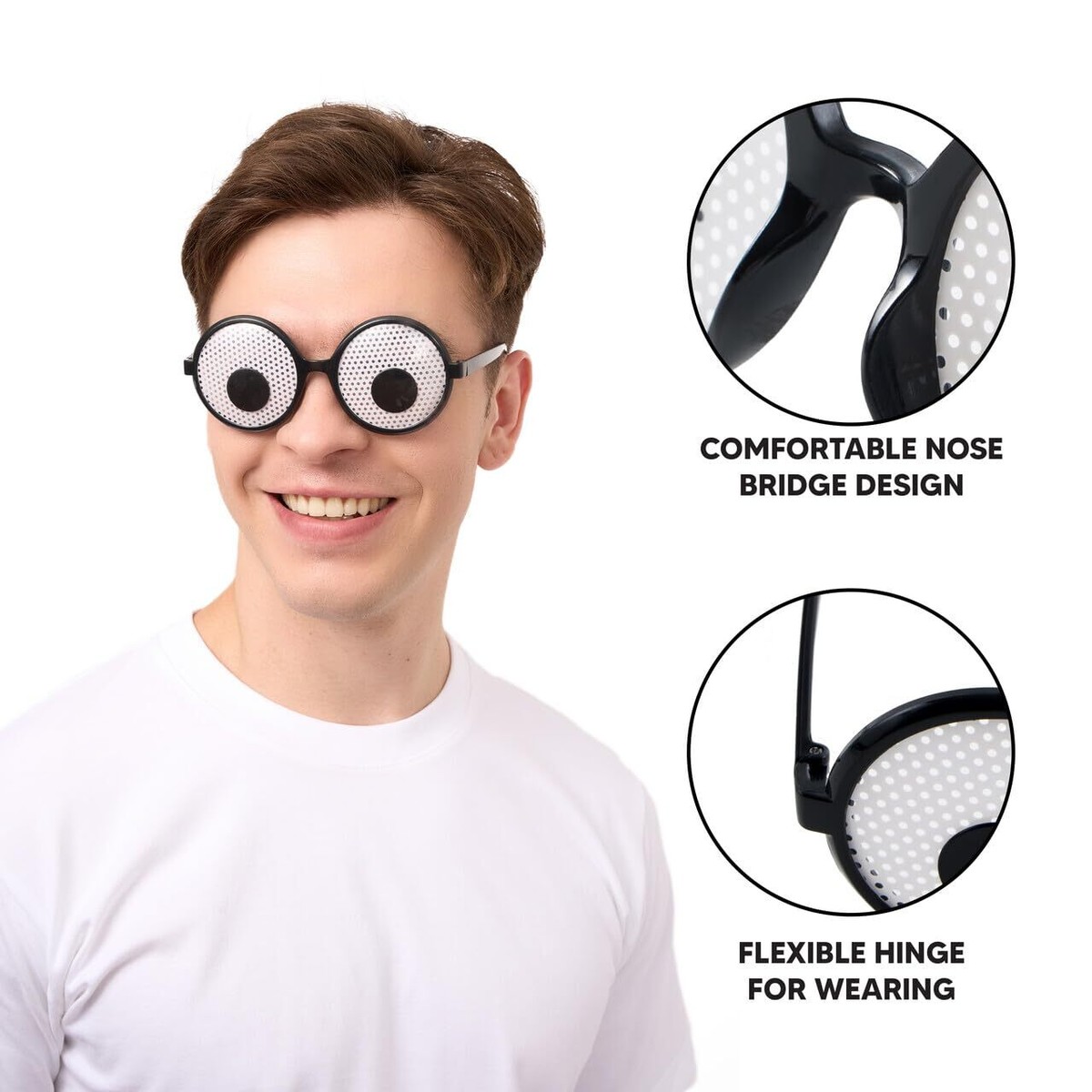 Eyewear Springy Eyeball Glasses Spring Eye Glasses Grupan