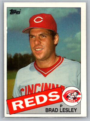 Brad Lesley 1985 Topps #597 Cincinnati Reds 3R3AK | eBay