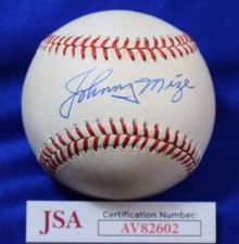 Johnny Mize Cards, Rookie Card and Autographed Memorabilia Guide 47