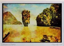613046 James Bond Island South Thailand A3 Watercolour print
