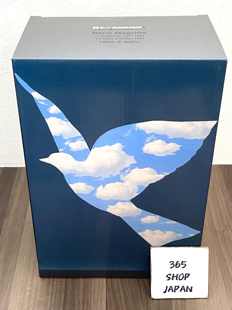 BE@RBRICK Rene Magritte 100%&400%（MEDICOM TOY - BE@RBRICK