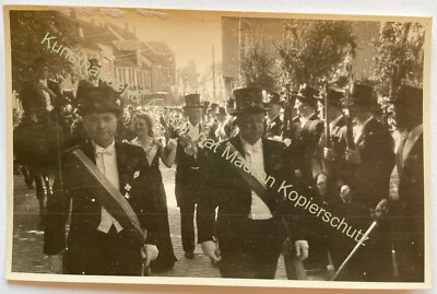 orig. Photo postcard Lemgo Lippe festival parade around 1940 festival