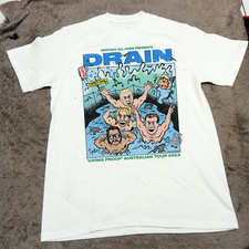 Drain Band Gift For Friends White T-Shirt Cotton All Size JK752