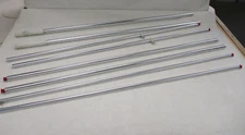 OUTRIGGER POLE SET OF (8) FIXED ALUMINUM 48 1/2" MARINE BOAT