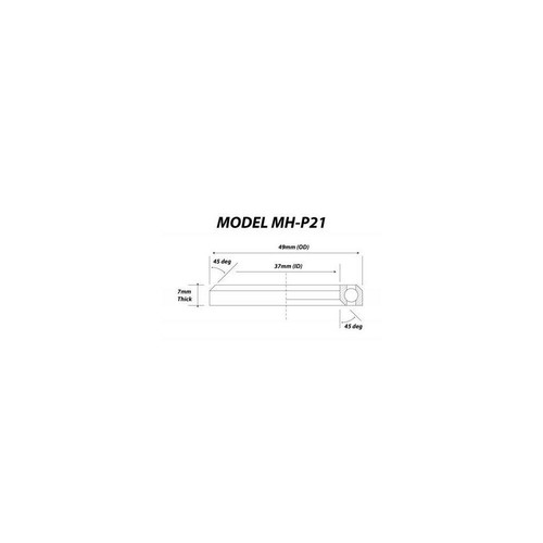 VP Components 1.1/4" Headset Bearings Kit 2x MH-P21 ACB374 - 49x37x7-45/45 (VV) - Picture 3 of 3