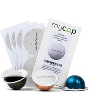 100 Foil Seals for Nespresso Vertuo Pods - Foil Lids to Reuse Nespresso Vertu...