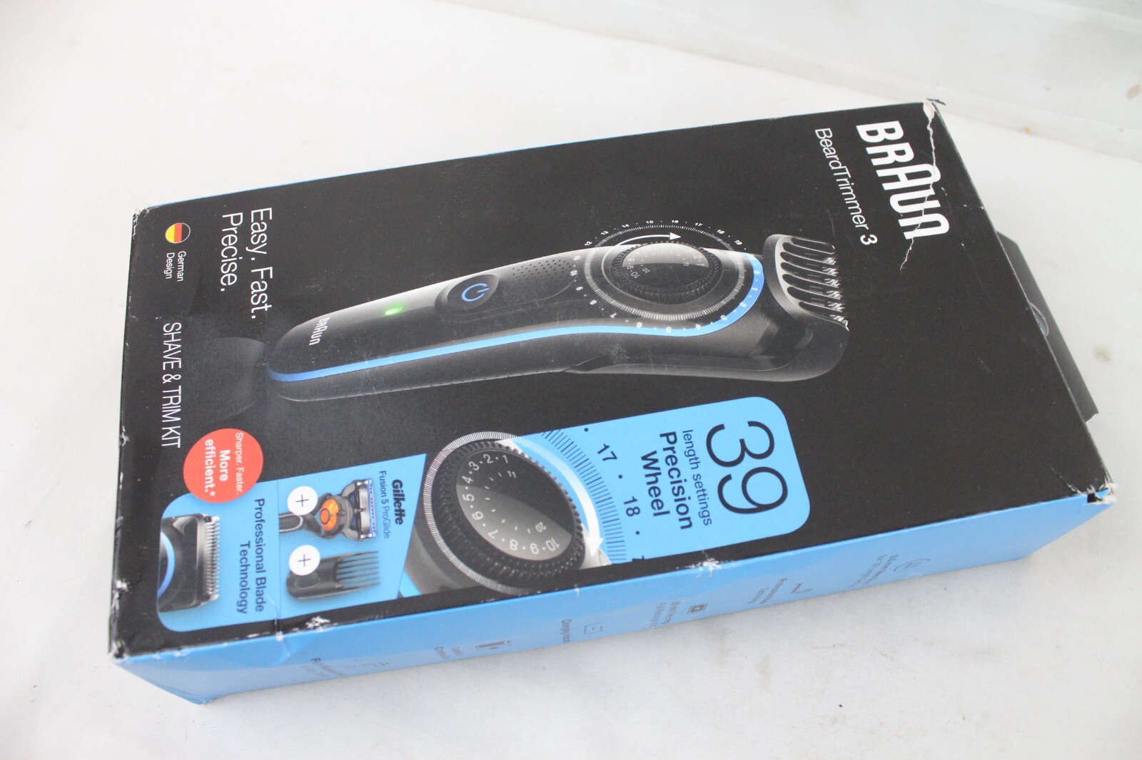 NIB Braun BeardTrimmer 5 - Shave & Trim Kit - Cordless, Rechargeable #BT5542 ZZ