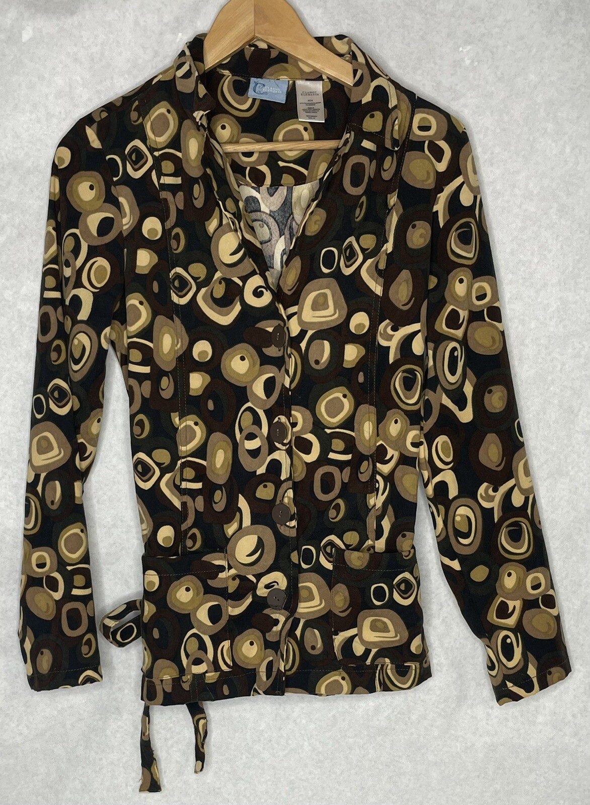 Classic Elements Women’s Size Medium Brown Black … - image 1