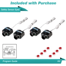 2 Linear Safety Beam Sensors For HAE00002 Garage Door Opener LSO50, LDO33, LDO50