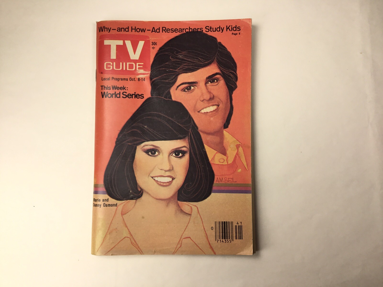 1977 October 8 TV Guide Magazine Donny Marie Osmond Baseball World Series HeeHaw