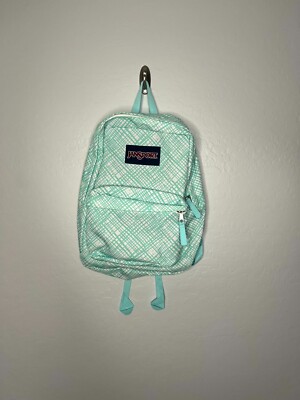 JanSport Aqua Dash Jagged Plaid Backpack NEW | eBay