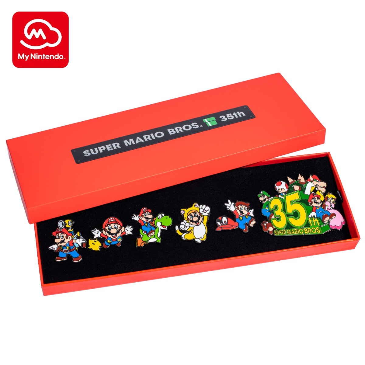Super Mario Bros 35th Anniversary Pin Set Wave No 2 Super Mario Bros 35th Anniversary Pin Set Wave No 2