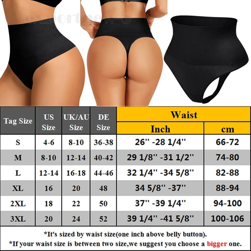 Women Tummy Control Body Shaper Trainer High-Waist Thong Panty Boned Shapewear - Picture 16 of 21