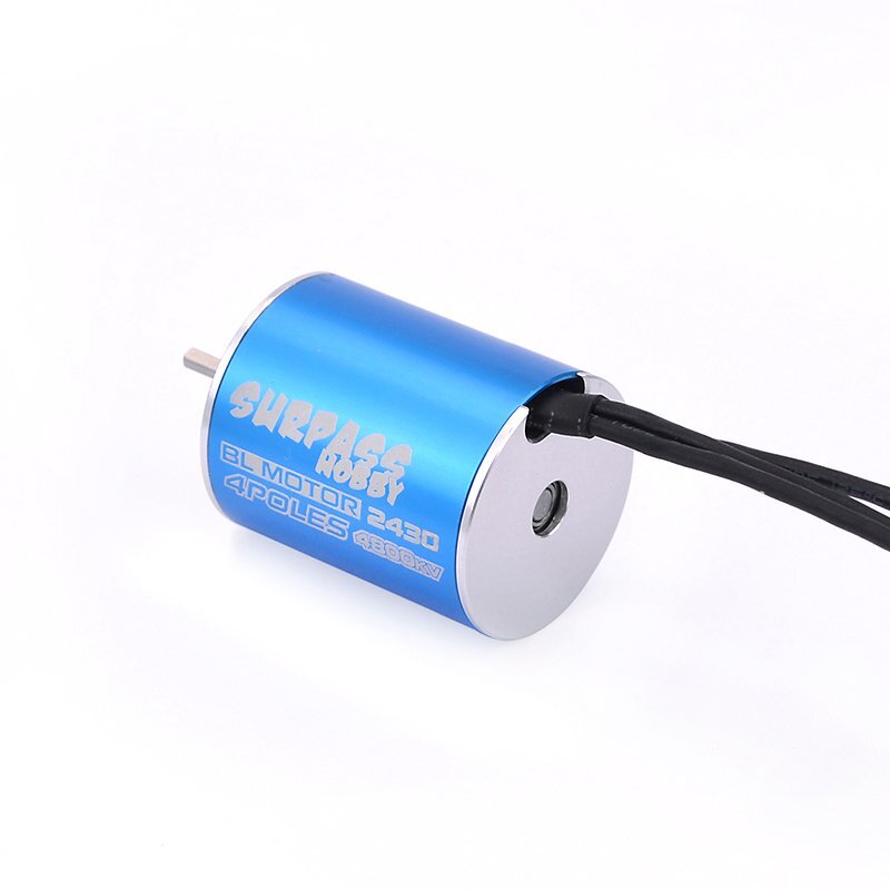 SURPASS HOBBY Motore Brushless 2430 7200KV + ESC 25A - Combo Per RC 1:16 1:18 - Foto 6