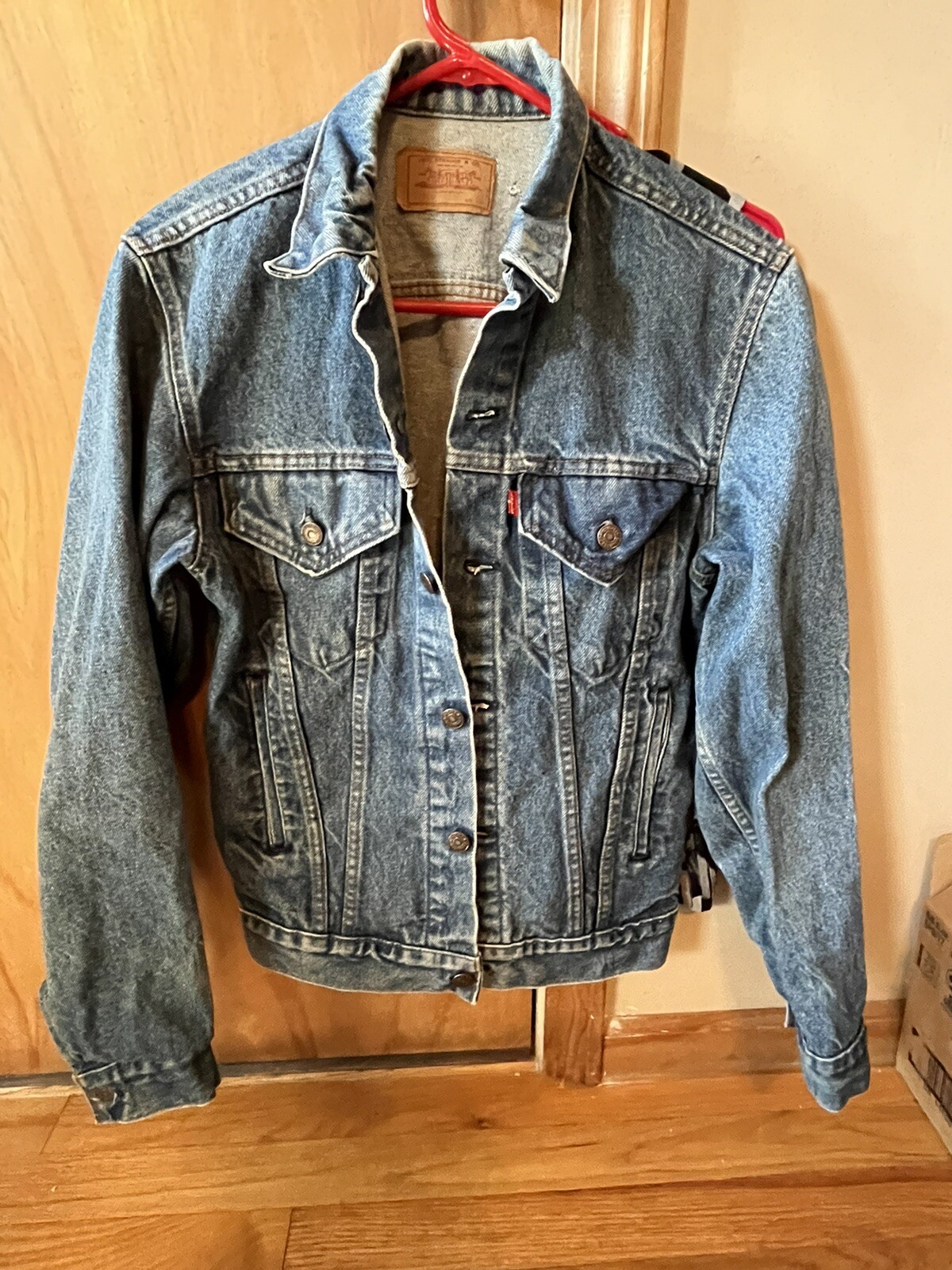 Vintage Rare Levi’s Jean Denim Jacket Mens 36L Trucke… Gem