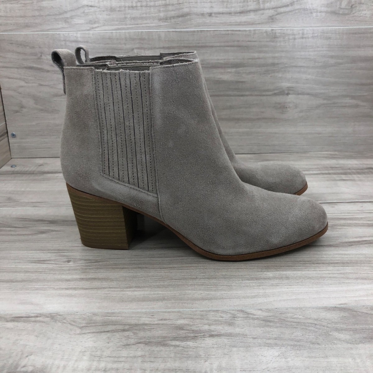 Inc International Concepts Ankle Boots Womens 10 Fainn Suede Slip On