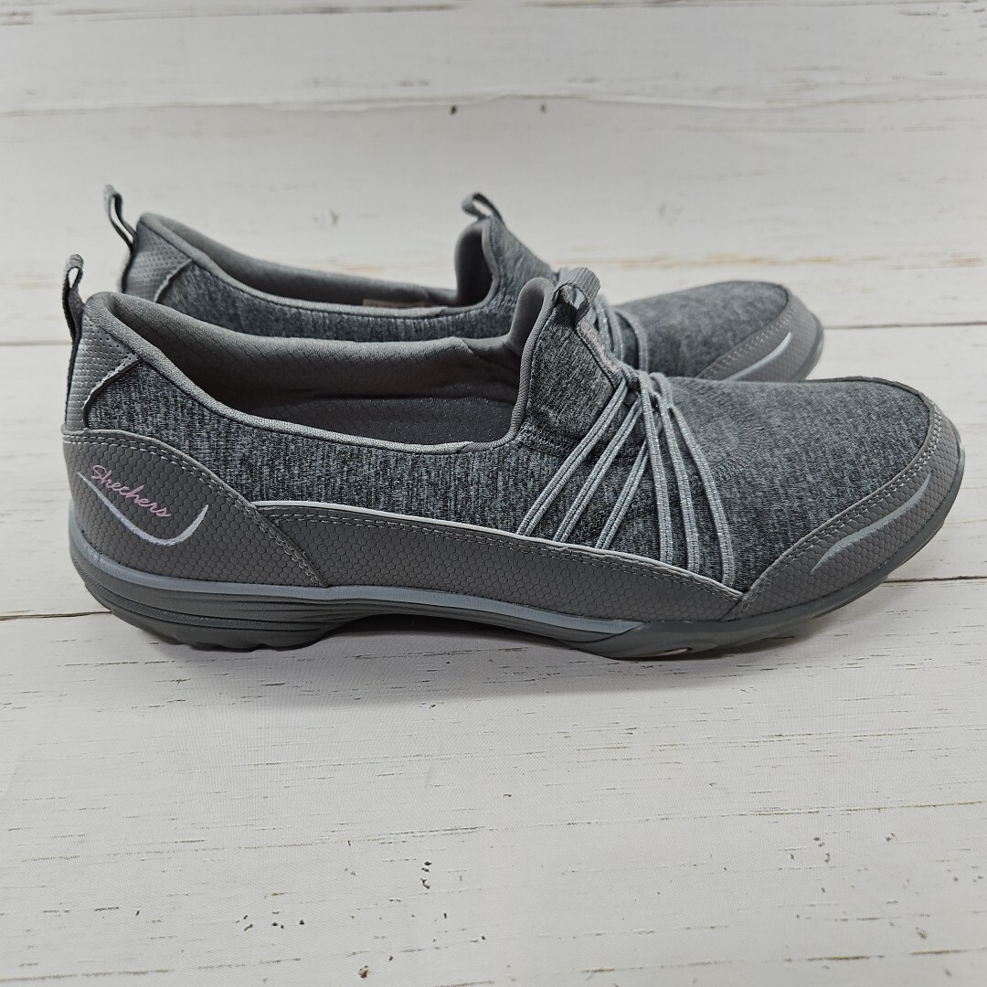 SAOLA Sneaker Skechers Empress Solo Mood donna 9 5 grigio slip on memory foam 23118