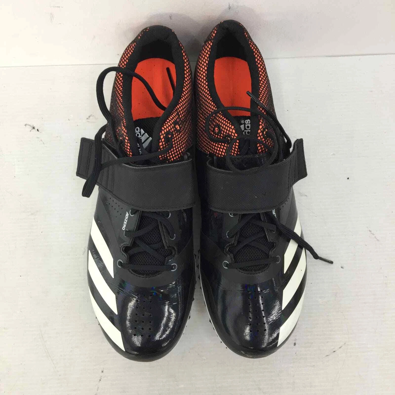 Sneakers atletiche Adidas da uomo nere da pista e campo taglia 11 5 usate