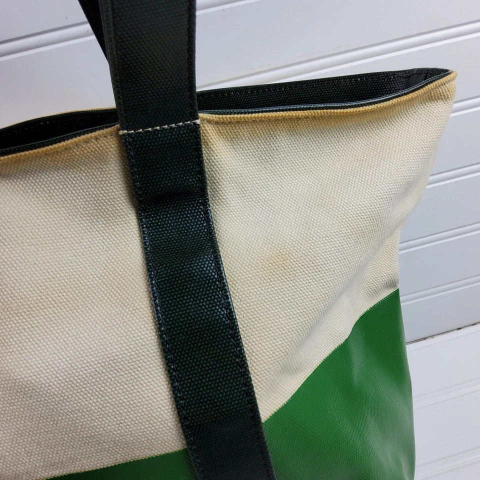 Bolso de Playa Tory Burch Lona Sumergida Cremallera Bolso de Hombro Cartera  Foto 4 de 4