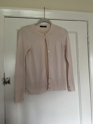Mango Basics Light Pink cardigan size XS button down Long Sleeved