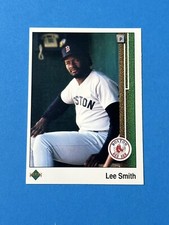 1989 Upper Deck Lee Smith #521 Boston Red Sox (F)