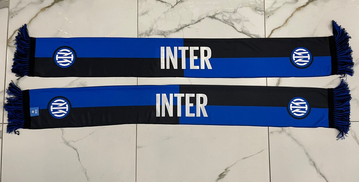 Sciarpa Ufficiale INTER Nuovo Logo 2021 - Jacquard Acrilico Nerazzurra