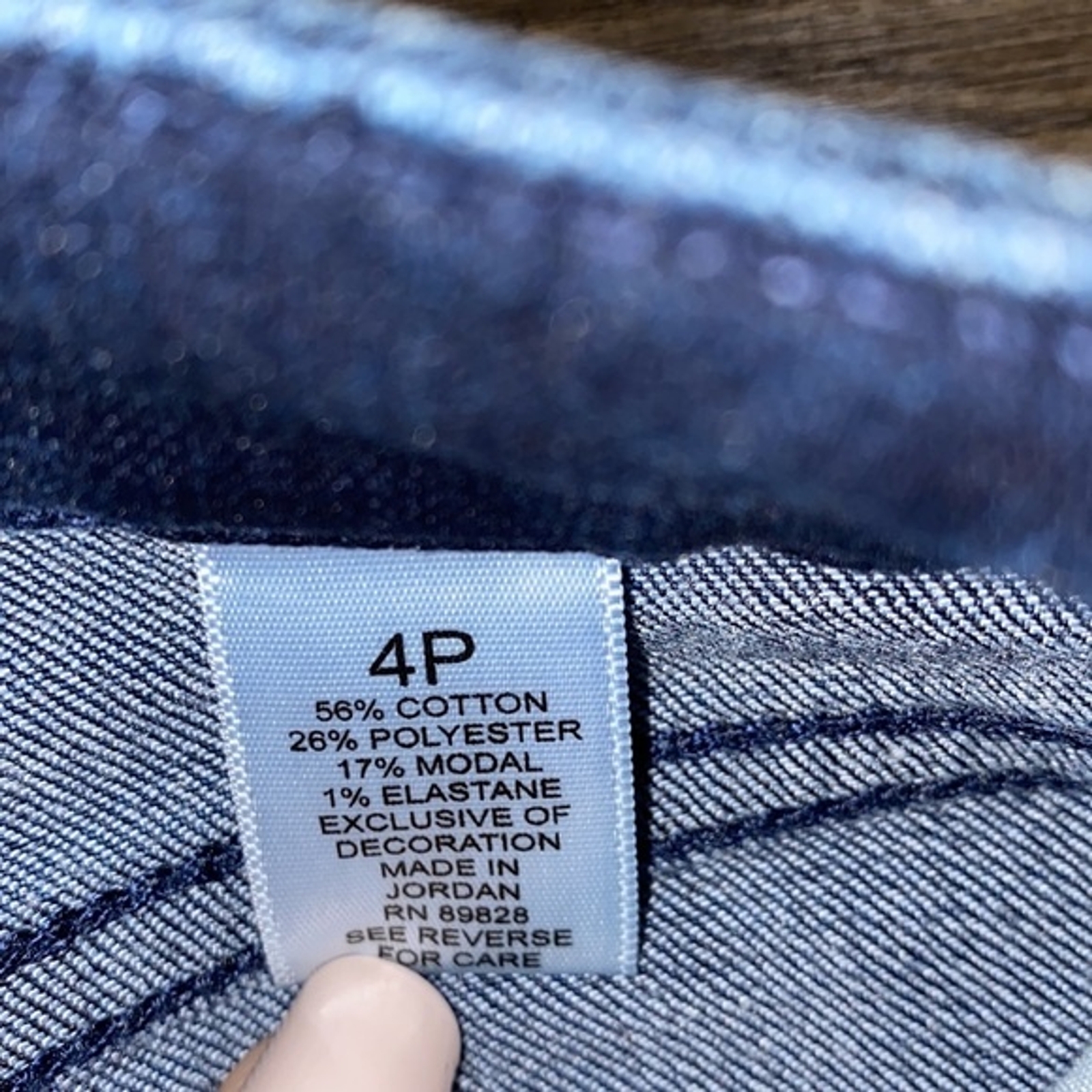 MARTHA Stewart size 4 petite patchwork jeans - image 6